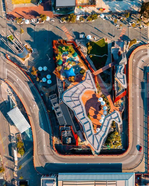 Aerial view from the Yagan Square
